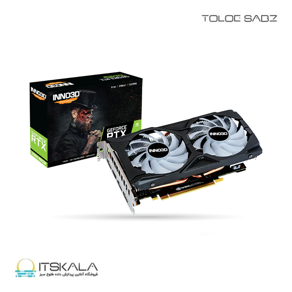 کارت گرافیک INNO3D مدل Geforce RTX 2060 Super Twin X2 OC RGB
