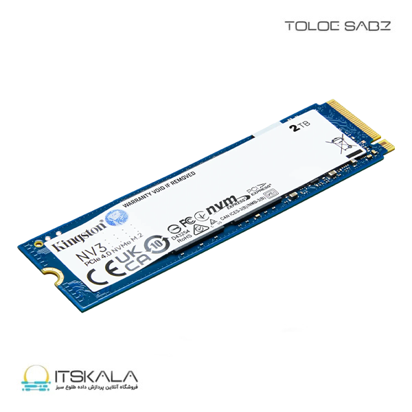 حافظه SSD کینگستون مدل NV3 NVMe PCIe 4.0 با ظرفیت 2 ترابایت 