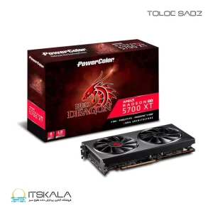 کارت گرافیک پاور کالر Radeon RX 5700 XT ظرفیت ۸ گیگابایت