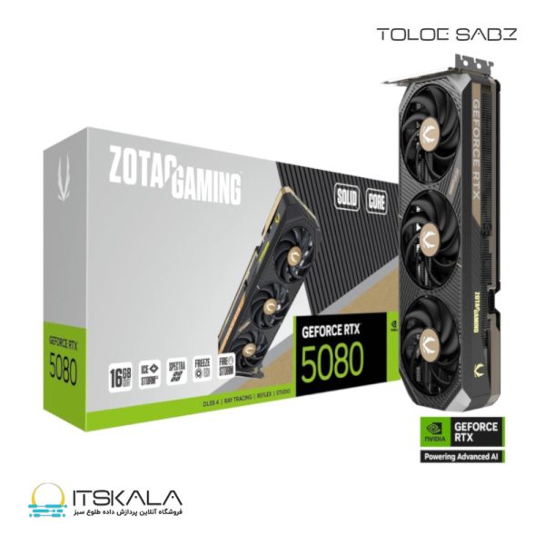 کارت گرافیک زوتک Gaming GeForce RTX 5080 OC SOLID 16GB