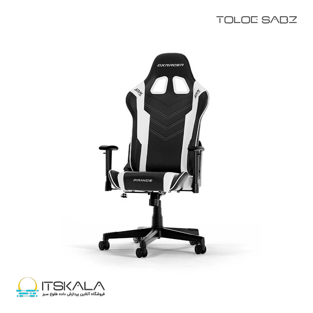 صندلی گیمینگ مدل P132 PRINCE Black-White - Image 3
