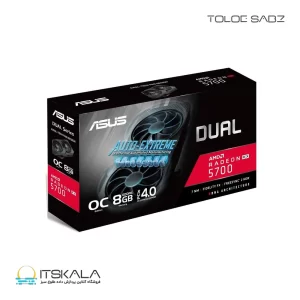 کارت گرافیک ایسوس مدل DUAL RX5700XT O8G EVO