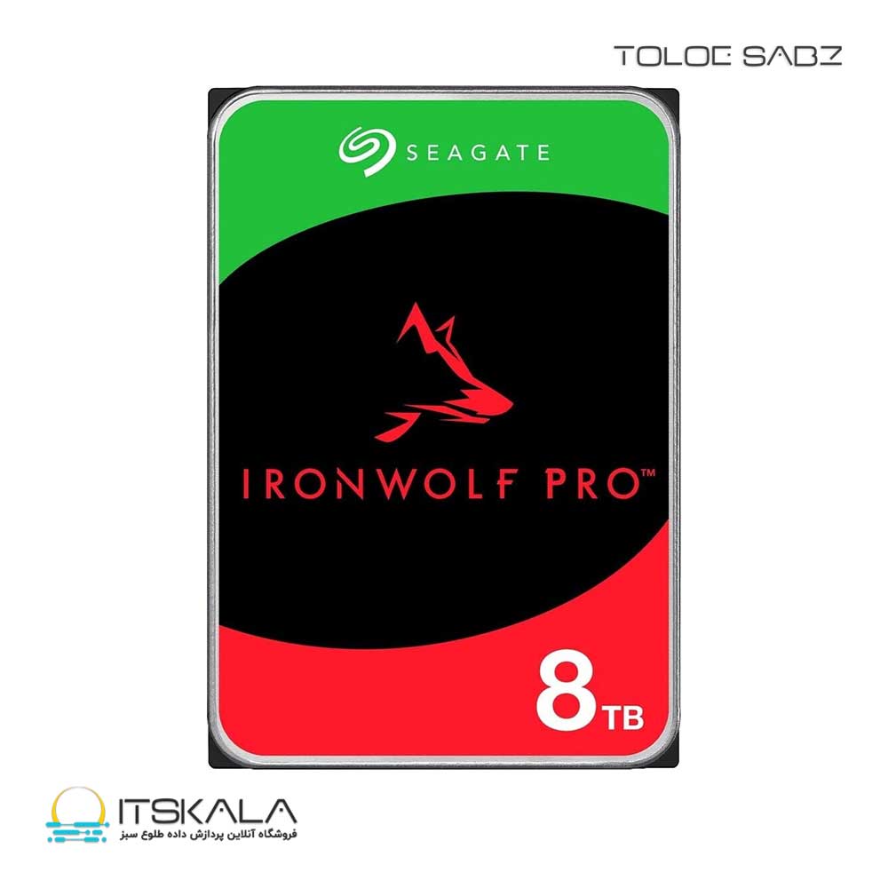 هارددیسک اینترنال سیگیت مدل IronWolf PRO NAS ظرفیت 8 ترابایت