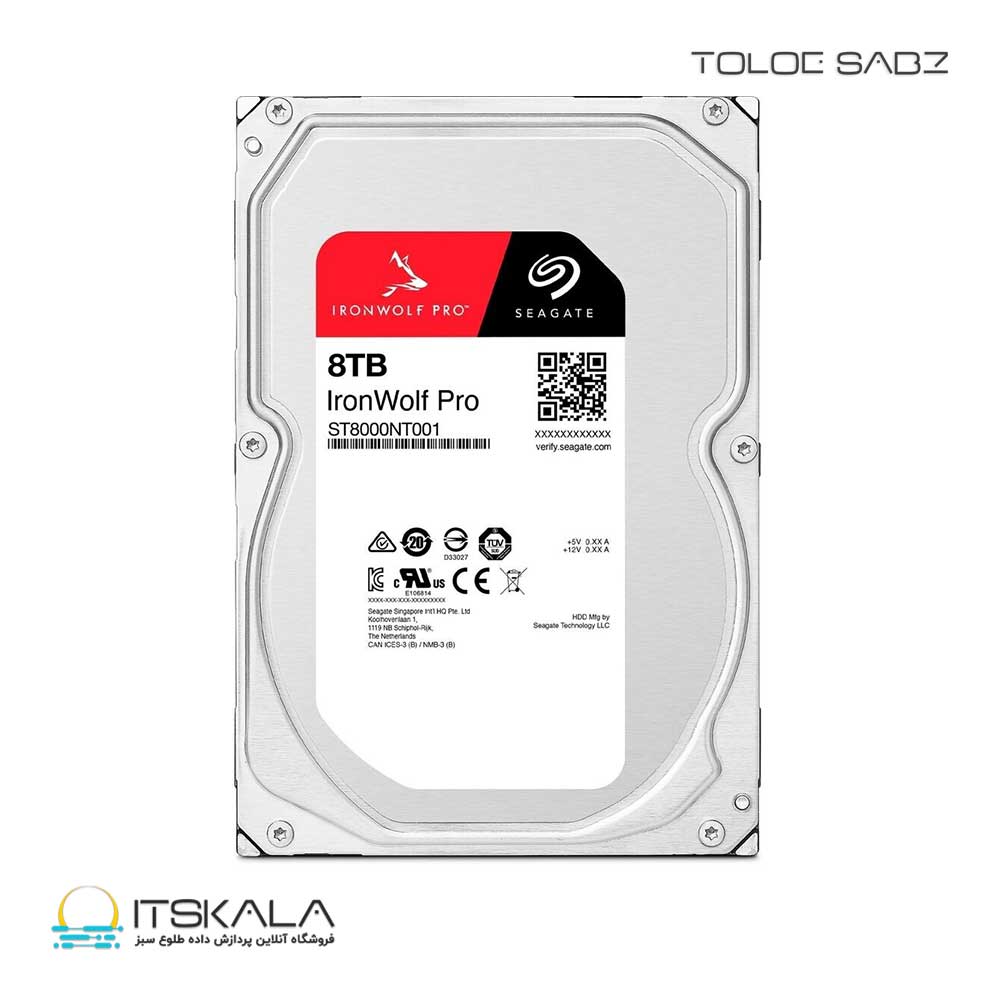 هارددیسک اینترنال سیگیت مدل IronWolf PRO NAS ظرفیت 8 ترابایت - Image 2
