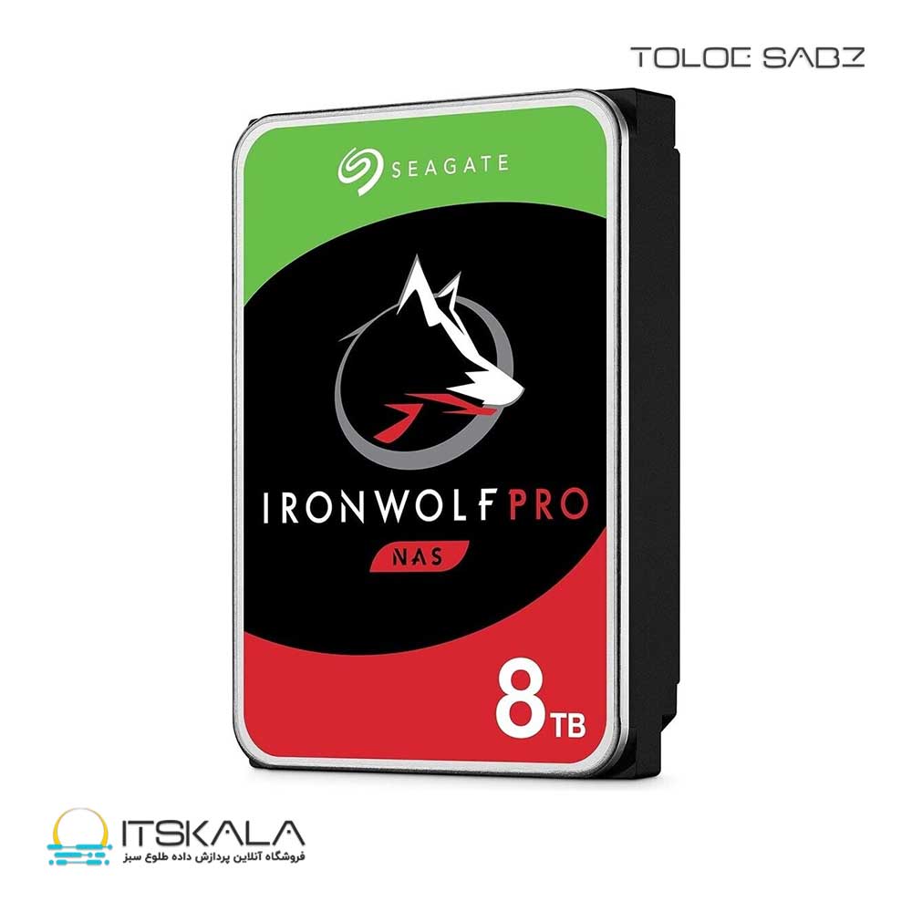 هارددیسک اینترنال سیگیت مدل IronWolf PRO NAS ظرفیت 8 ترابایت