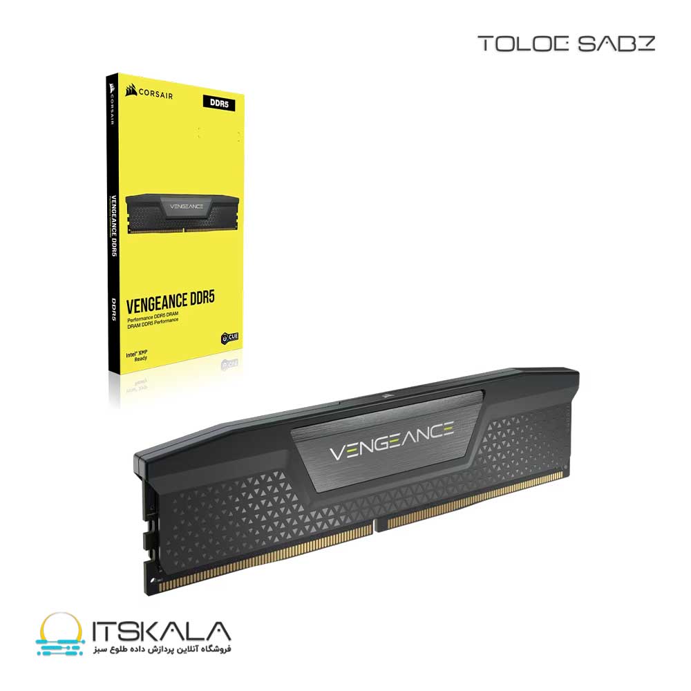 رم دسکتاپ تک کاناله کرسیر مدل VENGEANCE 32GB DDR5 5200 CL40 AMD EXPO - Image 2