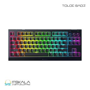 کیبورد گیمینگ ریزر مدل BlackWidow V4 TKL HyperSpeed