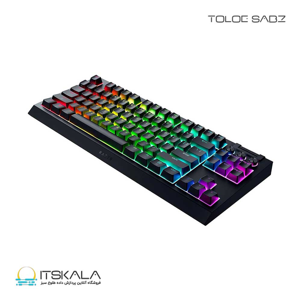 کیبورد گیمینگ ریزر مدل BlackWidow V4 TKL HyperSpeed - Image 2