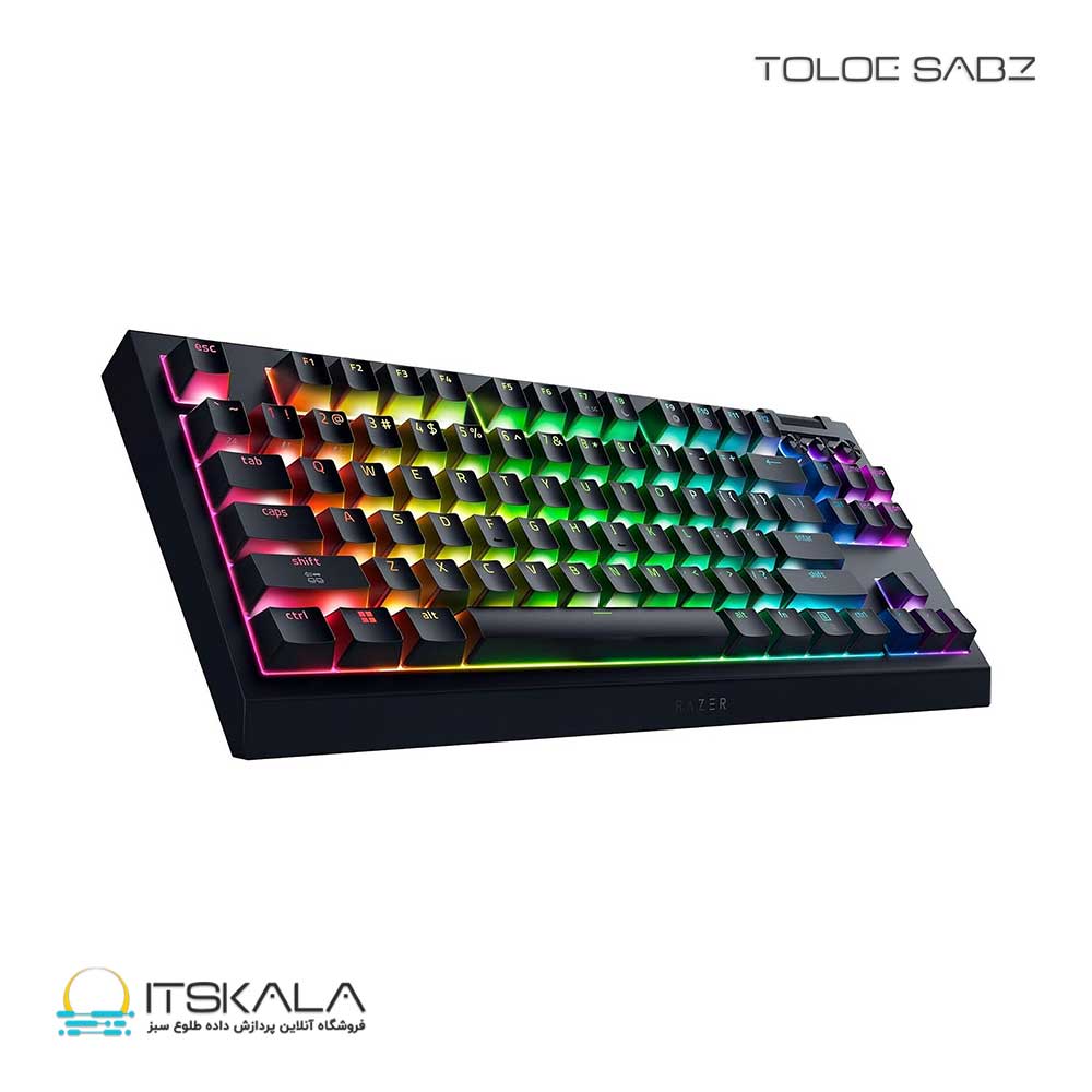 کیبورد گیمینگ ریزر مدل BlackWidow V4 TKL HyperSpeed - Image 4