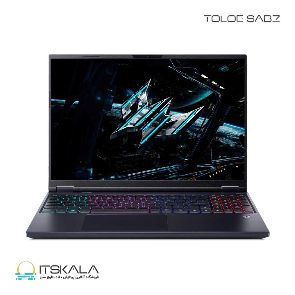 لپ تاپ ایسر مدل Predator Helios Neo 16 AI Core Ultra 9 16GB 1TB RTX5060