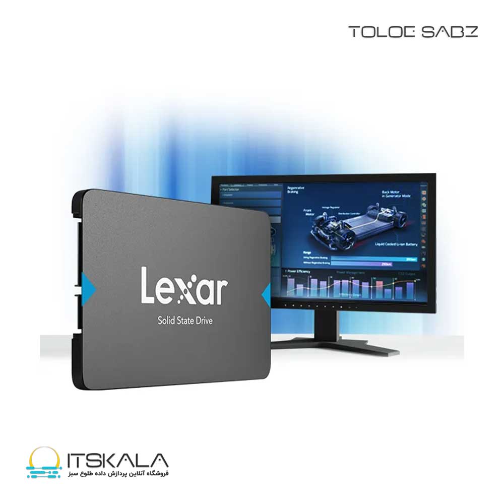 حافظه SSD لکسار مدل NQ100 SSD 2.5 Inch SATA III 512GB Internal