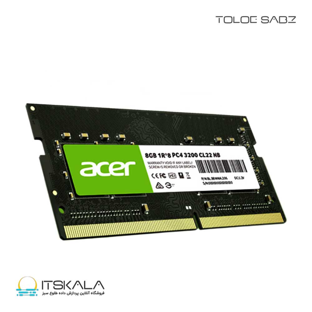 رم لپ تاپ ایسر مدل SD100 8GB DDR4 3200MHz
