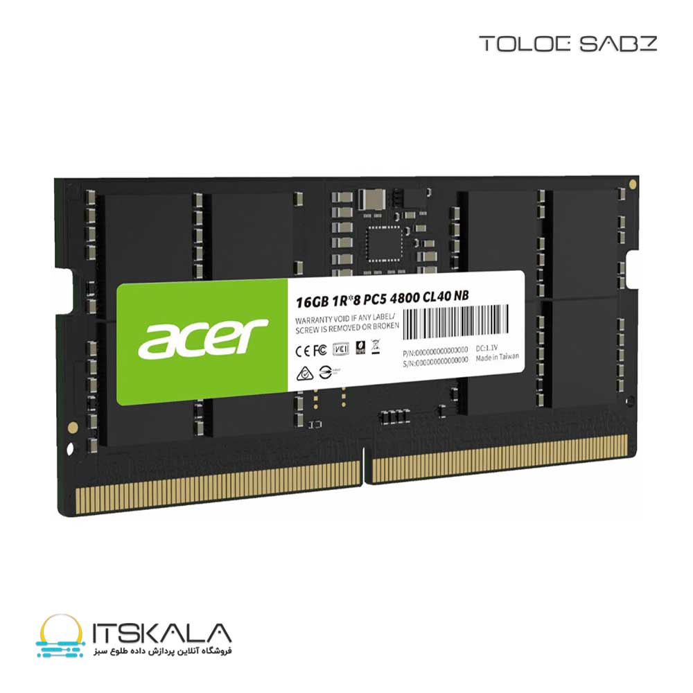 رم لپ تاپ ایسر مدل SD200 16GB DDR5 4800MHz