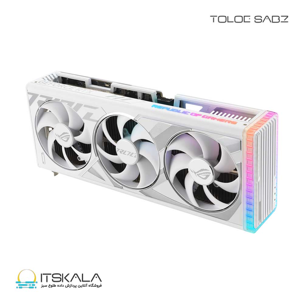 کارت گرافیک ایسوس مدل ROG Strix GeForce RTX 4090 24GB White OC Edition - Image 5