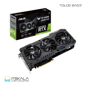 کارت گرافیک ایسوس مدل TUF Gaming GeForce RTX 3060 Ti V2 OC Edition