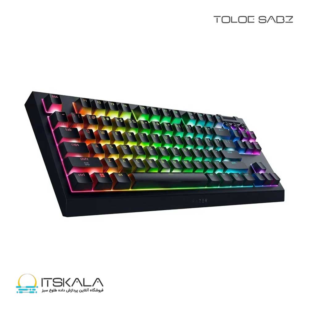 کیبورد گیمینگ ریزر مدل BlackWidow V4 Low-Profile HyperSpeed - تصویر 3