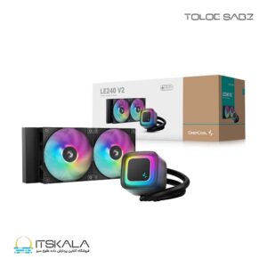 فن خنک کننده مایع پردازنده DEEPCOOL مدل LE240 V2