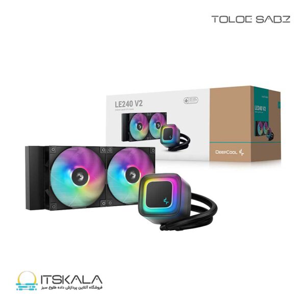 فن خنک کننده مایع پردازنده DEEPCOOL مدل LE240 V2