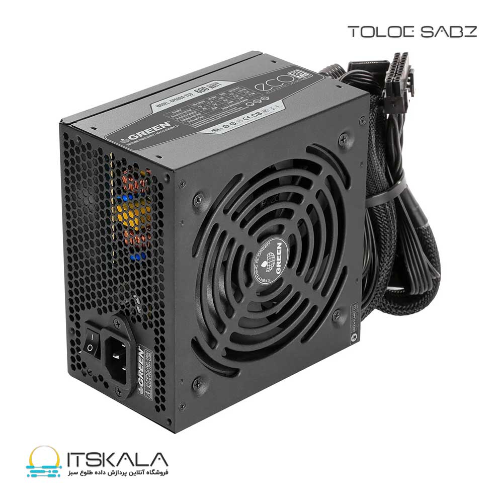 پاور 600 وات گرین GP600A-ECO Rev3.1