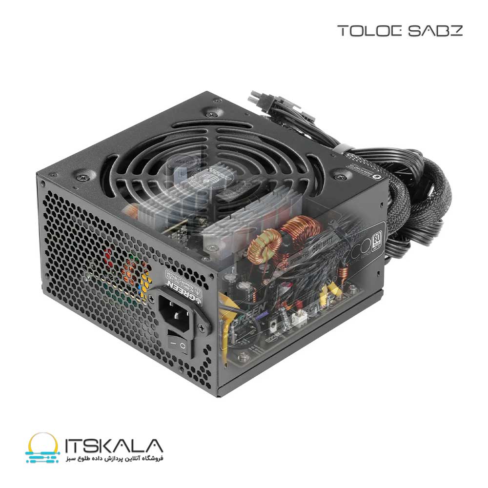 پاور 600 وات گرین GP600A-ECO Rev3.1 - Image 2