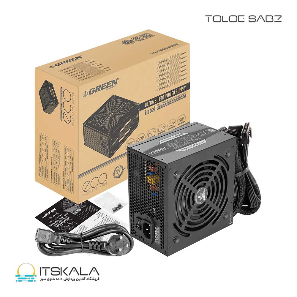 پاور 600 وات گرین GP600A-ECO Rev3.1 - Image 10