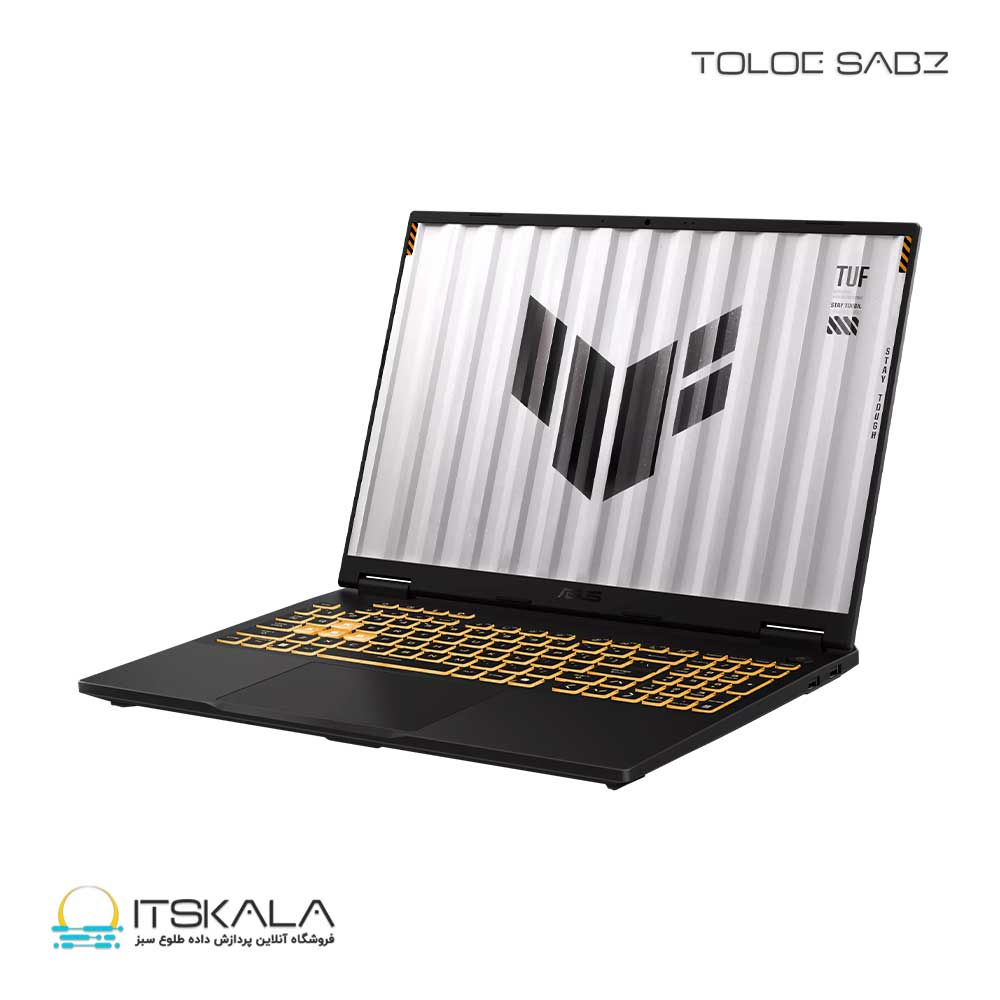 لپ تاپ ایسوس مدل TUF Gaming F16 FX608JH i5-13450HX 16GB 512GB SSD RTX5050