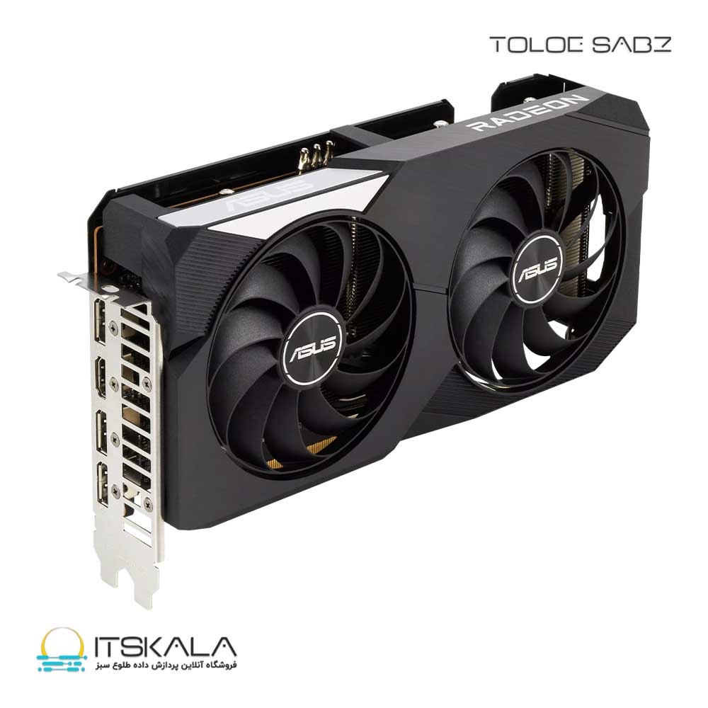 کارت گرافیک ایسوس مدل Dual Radeon RX 6600 8GB