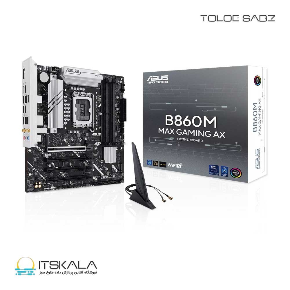مادربرد ایسوس B860M MAX GAMING AX