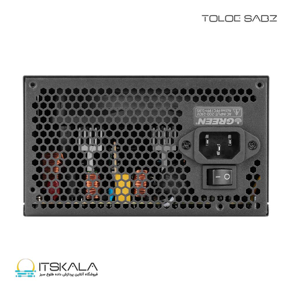 پاور 500 وات گرین مدل GP500A-ECO - تصویر 4