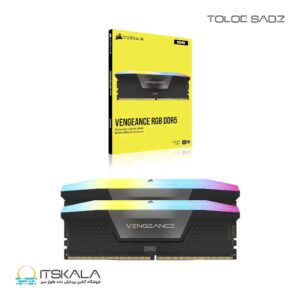 رم دسکتاپ دو کاناله کرسیر مدل VENGEANCE RGB 32GB DDR5 6000 CL36